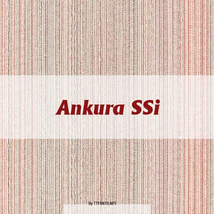 Ankura SSi example
